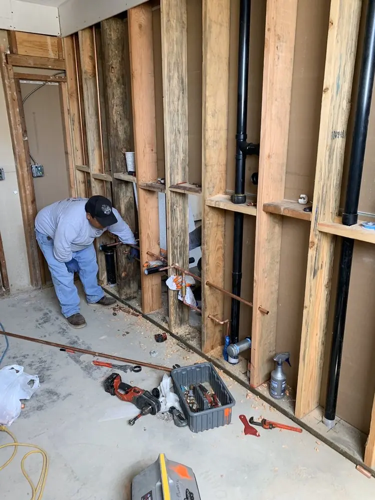 Commercial rough-in plumbing for Gas Line Repair in Clinton Woods